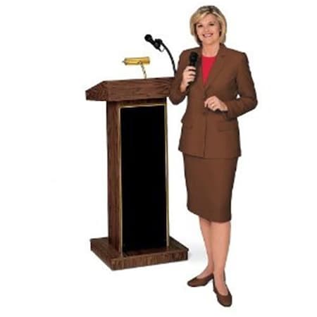 Coolcrafts The Orator Lectern - Mahogany  Fixed Height CO664654